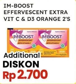 Imboost Effervescent with Vitamin C 2 pcs Harga Promo Rp-2.700