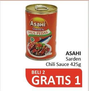 Promo Harga ASAHI Sardines Chilli 425 gr - Alfamidi