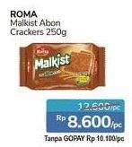Promo Harga ROMA Malkist Abon, Crackers 250 gr - Alfamidi