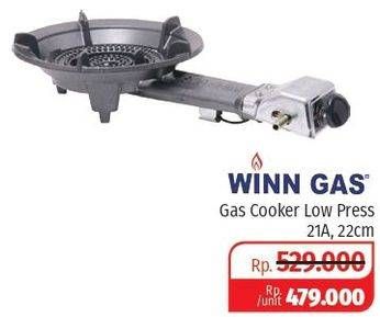 Promo Harga WINN GAS Gas Cooker Low Pressure 22  - Lotte Grosir