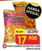 Promo Harga TONG GARDEN Snack Kacang Salted Almonds, Salted Cashewnut, Salted Pistachios 35 gr - Superindo
