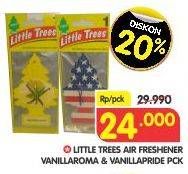 Promo Harga LITTLE TREES Assorted Freshner Vanillaroma, Vanillapride  - Superindo