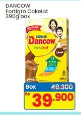 Promo Harga Dancow FortiGro Susu Bubuk Kecuali Instant Cokelat 400 gr - Indomaret