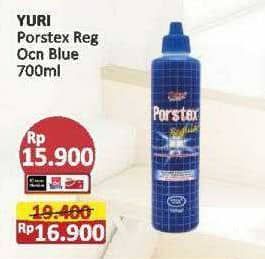 Promo Harga Yuri Porstex Regular Pembersih Toilet Ocean Blue 700 ml - Alfamart