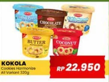 Promo Harga Kokola Cookies All Variants 320 gr - Yogya