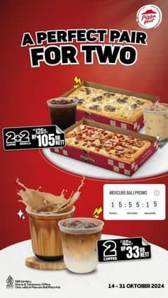 Promo Harga A Perfect Pair for Two  - Pizza Hut