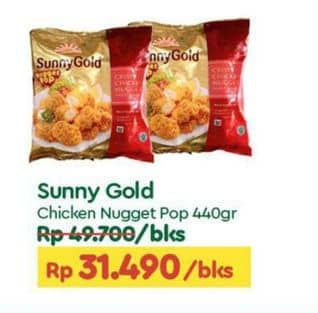 Promo Harga Sunny Gold Chicken Nugget Pop 440 gr - TIP TOP