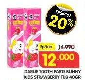 Promo Harga DARLIE Toothpaste Bunny Kids for Kid All Variants 40 gr - Superindo