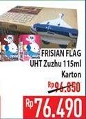 Promo Harga FRISIAN FLAG Susu UHT Milky Zuzhu per 36 pcs 115 ml - Hypermart