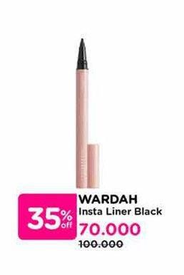 Promo Harga Wardah Instaperfect Liner  Black  - Watsons
