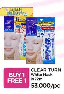 Promo Harga KOSE Clear Turn White Mask All Variants  - Watsons
