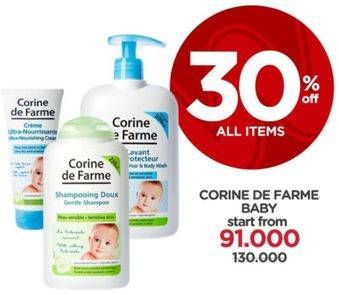 Promo Harga CORINE DE FARME Baby Care All Variants  - Watsons