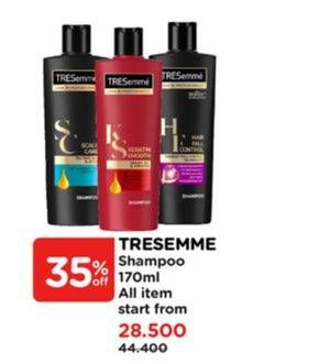 Promo Harga Tresemme Shampoo All Variants 170 ml - Watsons