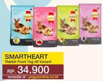 Promo Harga SMARTHEART Rabbit Food All Variants 1 kg - Yogya