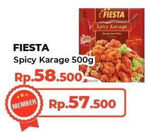 Promo Harga Fiesta Ayam Siap Masak Spicy Karage 500 gr - Yogya