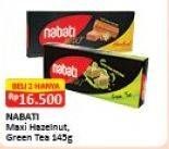 Promo Harga NABATI Maxi Green Tea per 2 box 145 gr - Alfamart