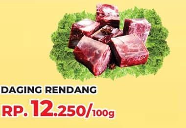 Promo Harga Daging Rendang Sapi per 100 gr - Yogya