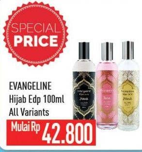 Promo Harga EVANGELINE Hijab Series Eau De Parfum All Variants 100 ml - Hypermart