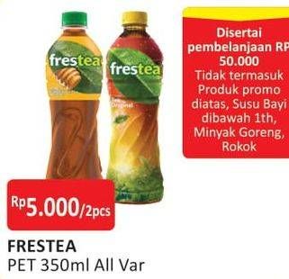 Promo Harga FRESTEA Minuman Teh All Variants per 2 botol 350 ml - Alfamart