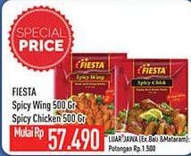 Promo Harga FIESTA Ayam Siap Masak Spicy Chick, Spicy Wing 500 gr - Hypermart