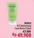 Promo Harga SIMPLE Kind to Skin Facial Wash 150 ml - Alfamidi