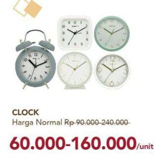 Promo Harga Clocks  - Carrefour