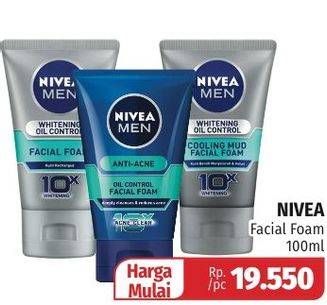 Promo Harga NIVEA MEN Facial Scrub 100 ml - Lotte Grosir
