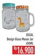 Promo Harga Decall Mason Jar 450 ml - Hypermart