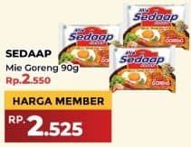 Promo Harga Sedaap Mie Goreng Original 90 gr - Yogya