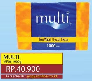 Promo Harga MULTI Facial Tissue MP08 1000 gr - Yogya