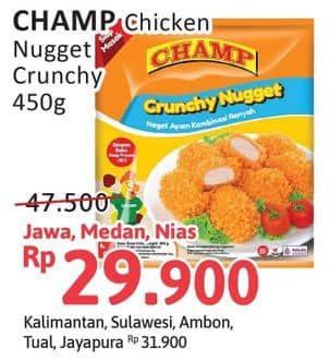 Promo Harga Champ Nugget Crunchy Nugget 450 gr - Alfamidi