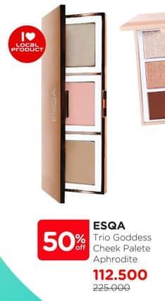 Promo Harga ESQA Goddes Cheek Palette Aphrodite  - Watsons