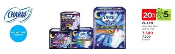 Promo Harga Charm Pembalut  - Watsons