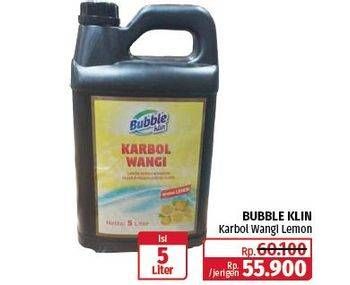 Promo Harga Bubble Klin Karbol Wangi Lemon 5000 ml - Lotte Grosir