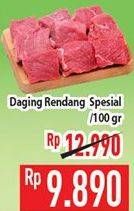 Promo Harga Daging Rendang Sapi Spesial per 100 gr - Hypermart