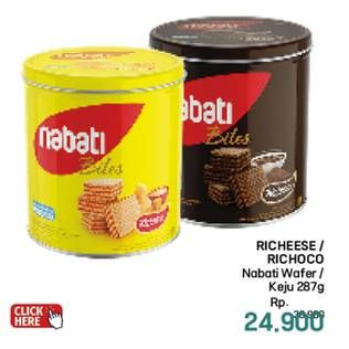 Promo Harga Nabati Bites Richoco, Richeese 287 gr - LotteMart