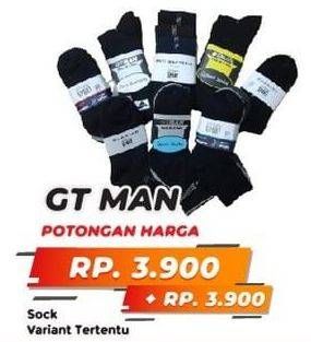 Promo Harga GT MAN Socks Kaos Kaki Pria  - Yogya