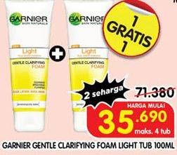 Promo Harga Garnier Light Complete Brightening Foam 100 ml - Superindo