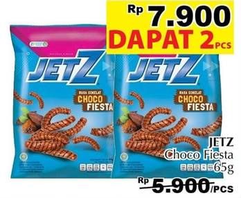 Promo Harga JETZ Stick Snack Chocofiesta per 2 pouch 65 gr - Giant