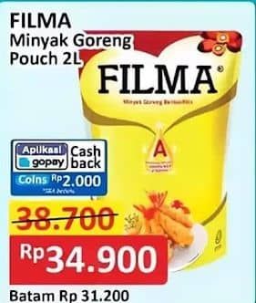 Promo Harga Filma Minyak Goreng 2000 ml - Alfamart