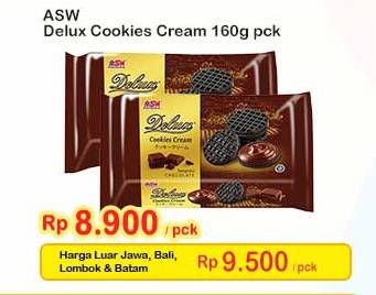 Promo Harga Asia Delux Cookies Cream 160 gr - Indomaret