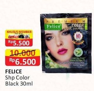 Promo Harga Felice Hair Color Black 30 ml - Alfamart