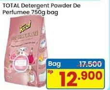 Promo Harga Total Detergent Powder de Perfumee 750 gr - Indomaret