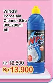Promo Harga WPC Pembersih Porselen Biru 780 ml - Indomaret