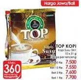 Promo Harga Top Coffee Kopi Kopi Susu 10 pcs - LotteMart