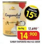 Promo Harga Sunbay Evaporated Milk 380 gr - Superindo