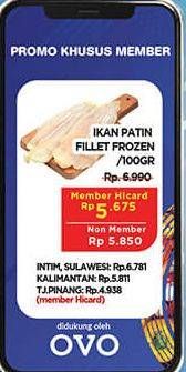 Promo Harga Ikan Patin Fillet per 100 gr - Hypermart