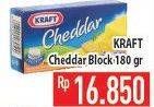 Promo Harga KRAFT Cheese Cheddar 180 gr - Hypermart