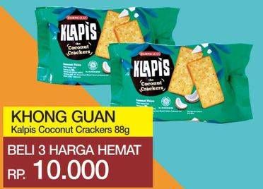 Promo Harga KHONG GUAN Klapis Coconut Crackers 88 gr - Yogya