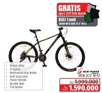 Promo Harga GENIO MTB M571 26"  - Lotte Grosir